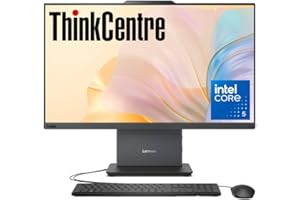 Lenovo ThinkCentre Business All-in-one Computer, 23.8" FHD IPS Display, Intel Core i5-13420H Processor, 16GB DDR5 RAM, 512GB PCIe SSD, Wi-Fi 6, Webcam, USB-C, HDMI in&Out, Windows 11 Pro