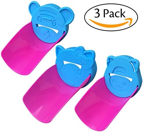 NewCool 3 Pack Faucet Extender Sink Handle Extender, Faucet Extension Faucet Handle Extender for Babies, Toddlers, Kids - Bathroom Accessory to Teach Children Safe Hand-washing Habits