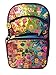 Emojination Girls' Rainbow Purple 16 Inch Backpack with Detachable Lunch Bag