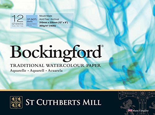 Bockingford Watercolor Pad 9 X 12 White 140 Pound