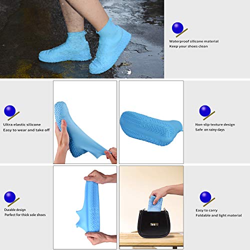 image for Daywin Waterproof Shoe Covers Versatile Overshoes for Rain, Mud, Beach