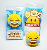 Emoji Stuff Tears of Joy Emoji Protable charger , Super Cute Emoji Power Bank Design,2600mAh 5V/1.5A Backup Battery Great Christmas Gift for IOS&Android Phones