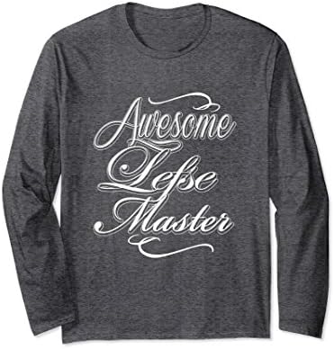 Unisex Awesome Lefse Master Norwegian Flatbread Potato T Shirt 2XL Dark Heather