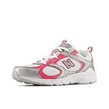 New Balance Men's 408 V1 Sneaker, White/Silver