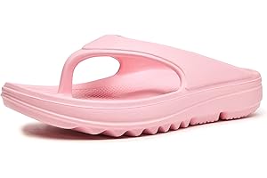 Oudizz Orthopedic Sandals Flip Flops for Women Arch Support Pillow Soft Recovery Thong Sandals Spa Summer Beach Cloud Slides
