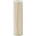 Pentair Pentek ECP5-10 Sediment Water Filter, 10-Inch, Under Sink Pleated Cellulose Polyester Replacement Cartridge, 10" x 2.5", White End-Cap, 5 Micron