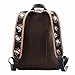 Douguyan Casual Lightweight Print Backpack for Girls and Women School Rucksack Black 133B