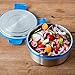 LunchBots Clicks Salad Container (4 Cup) - Stainless Steel Food Container with Leak-Proof Lid - Great for Salad, Leftovers and Healthy Lunches - Eco-Friendly, Dishwasher Safe and BPA-Free