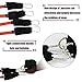 FIGROL Kinetic Speed Agility Training Strength Leg Resistance Bands with a whole set - for Soccer Kick Boxing Thai Punch Karate Running Taekwondo Football Training