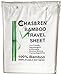 CHASBREN Travel Sheet - 100% Bamboo Travel Bedding for Hotel Stays and Other Travels - Soft Comfortable Roomy Lightweight Sleep Sheet, Sack, Bag, Liner - Pillow Pocket, Zippers, Carry Bag (White)