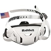 Riddell SpeedFlex Hard Cup Cam-Loc Chinstrap + US Flag Helmet Decal (SPEEDFLEX ONLY - Will NOT FIT Any Other Helmet) - Green Gridiron