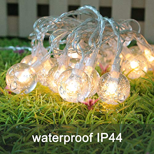 Aluan Globe String Lights Christmas Lights Battery Operated 30ft 60LED
