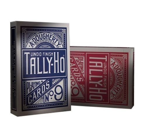 Tally Ho Decks Fan (1 Blue + 1 Red)