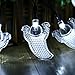 Joomer 20 LED White Ghosts, Orange Pumpkins, Purple Bats Halloween String Lights