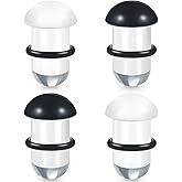 Ocptiy 14G-00G Solid Ear Plugs Tunnels for Women Men Single Flared Ears Gauge Plugs with O-Ring Stretcher Expander Piercing Body Jewelry 2 Pairs