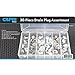 Capri Tools CP10022 10022 Oil Drain Plug Repair Assortment Set, 30Piece