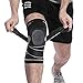 BERTER Knee Brace for Men Women - Compression Sleeve Non-Slip for Running, Hiking, Soccer, Basketball for Meniscus Tear Arthritis ACL Single Wrap (Silicone Gel, X-Large)