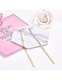 Starchenie Women Long Tassel Dangle Earrings,Gold Silver Tassel Earrings Dangle Threader Earrings Drop Earrings for Women Girls