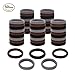 50 Pieces Cotton Hair Ties Hair Bands Elastics Ponytail Holders in 3 Colors for Thick Hair- Plainless Traceless soft Elastic Hair Rubber Bands Headband Scrunchies Hair Accessories for All Hair Types