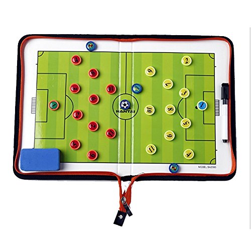 Amhii Football Soccer Tactic Coach ClipBoard with Dry Erase