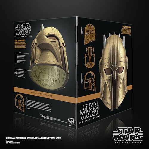 Hasbro Star Wars The Black Series Die Waffenschmiedin elektronischer Premium Helm, Rollenspielartikel für Erwachsene 10