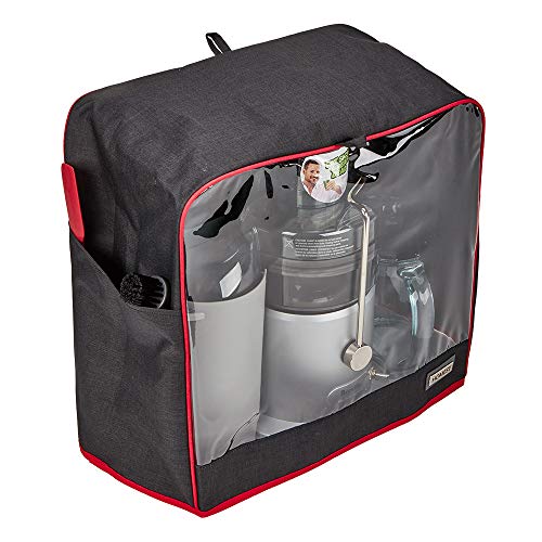 HOMEST Visible Juicer Dust Cover with Accessory Pockets Compatible with
