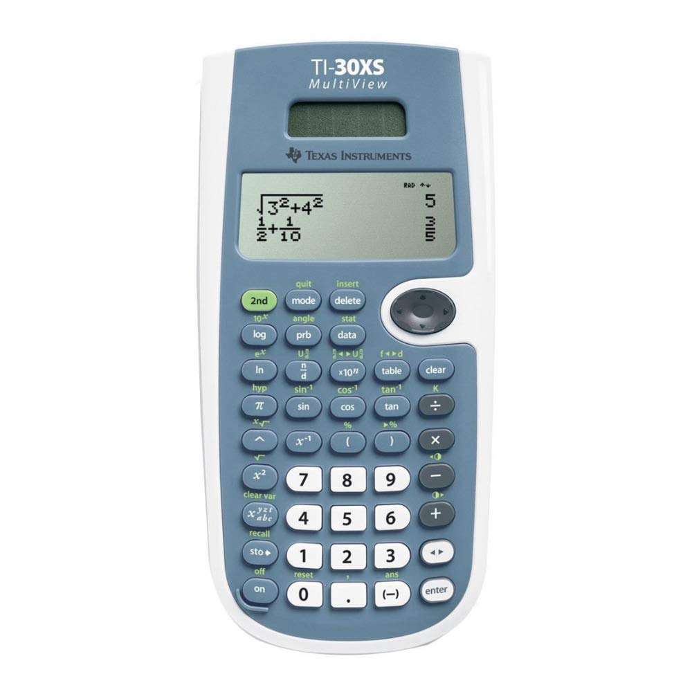 Texas Instruments 30XSMV/TBL/3E2 TI-30XS Multi View Scientific Calculator