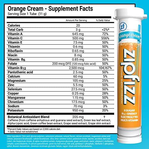 Zipfizz Energy Drink Mix, Electrolyte Hydration Powder with B12 and