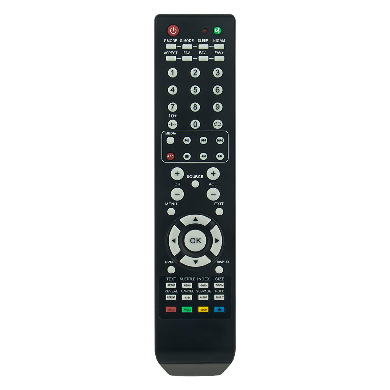 VINABTY New Remote Control Replacement fit for LOGIK L40LCD11 L40LED11 L32DLCD11 L32LCD11 L19DVDB10 L22DVDB10 L24DVDB19 Remote Controller