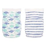 aden + anais Disposable Diapers, Hypoallergenic, Chemical-Free, Sensitive Skin Safe, Super Absorbent Leak Protection, Ultra Soft, Premium Quality, Noah, 5 Pack, 120 Count, Size 5