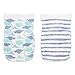 aden + anais Disposable Diapers, Hypoallergenic, Chemical-Free, Sensitive Skin Safe, Super Absorbent Leak Protection, Ultra Soft, Premium Quality, Noah, 5 Pack, 120 Count, Size 5