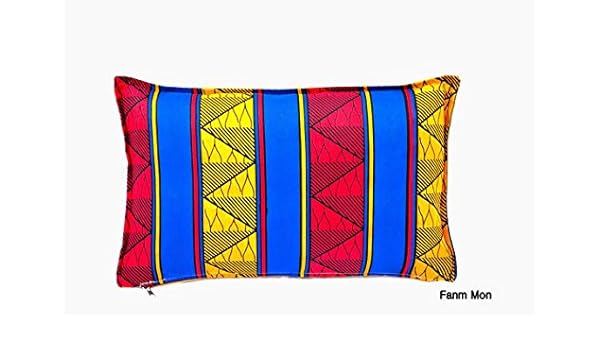 Amazon Com African Fabric Pillow Cover Bed Bolster Pillow Chair