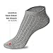 Low Cut Socks for Women,Short Cotton Womens Ankle No Show Black White Socks