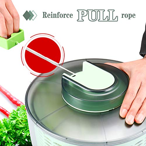 Ourokhome Large 5L Salad Spinner Onion Chopper with lid, Vegetable