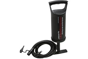 Power Systems Hi-Output Air Pump Double Quick by Intex, Red/Black