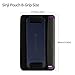 Sinjimoru Phone Grip Card Holder with Phone Stand, Stick on Wallet Functioning as Safety Card Holder for ID / IC Card Useful Leather Phone Stand and Phone Holder. Sinji Pouch B-Grip, [Navy]