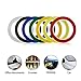 18 Rolls Whiteboard Pinstripe Tape, 1/8’’ Wide Thin Grid Graphic Art Tapes, 216.5 ft Long Each Tape, 7 Colors