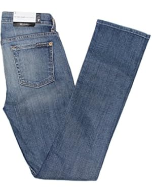 7 For All Mankind Women's The Modern Straight Slim Illusion Jeans