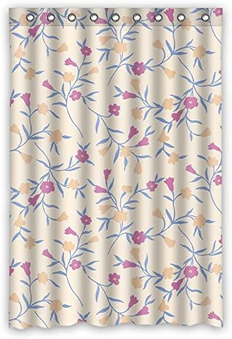 SUNSMILES Polyester Bathroom Curtains Of Flower For Gf Hotel Kids Boys Mother Couples. Easy Clean Width X Height / 48 X 72 Inches / W H 120 By 180 Cm(fabric)