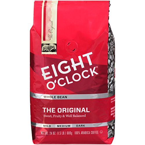 Eight O'Clock Coffee The Original, Medium Roast, Whole Bean Coffee, 24
