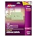 Avery Matte Clear Address Labels, Sure Feed Technology, Laser, 1