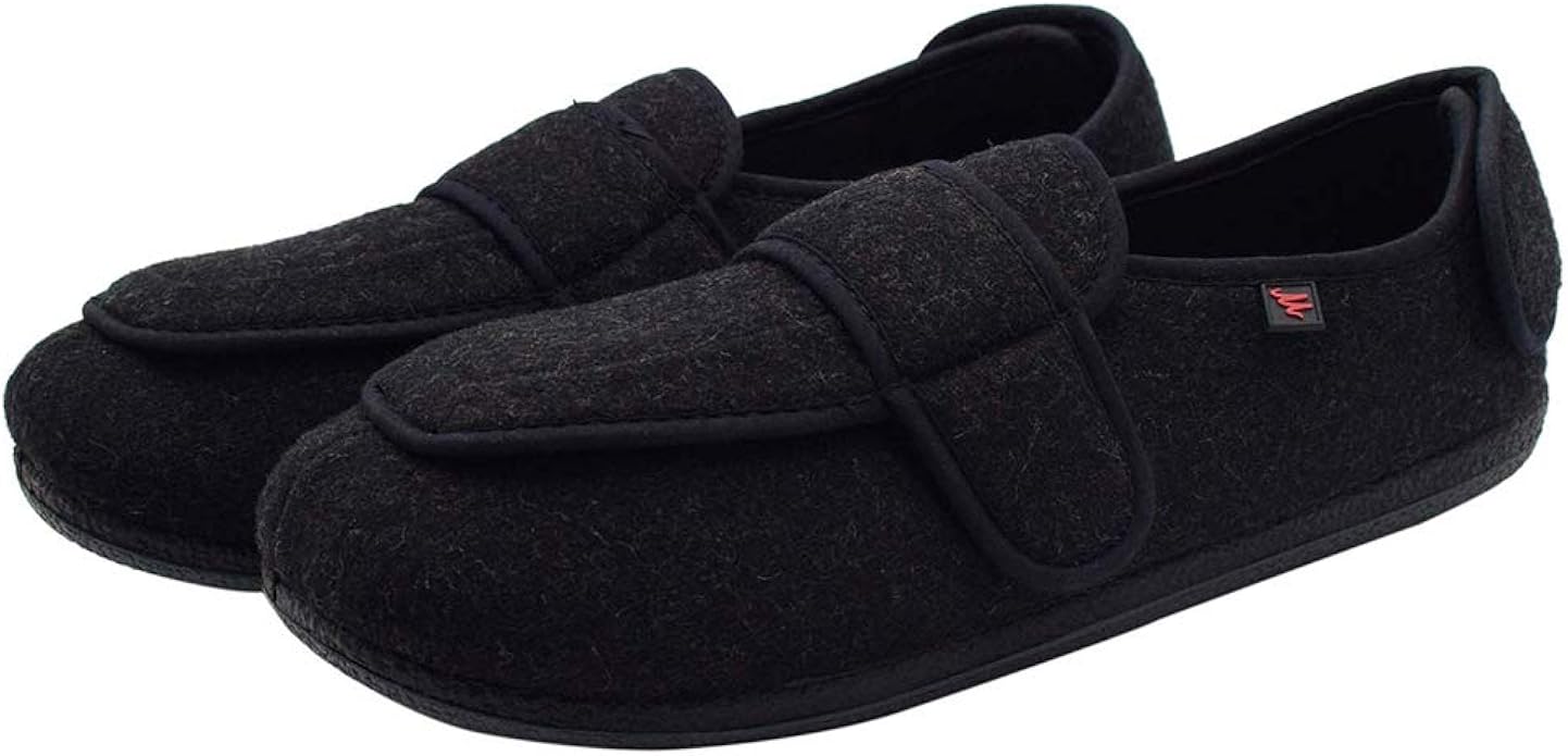 extra wide slippers mens