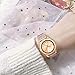 SWEES Leather Band Compatible Galaxy Watch 42mm, 20mm Genuine Leather Bling Glitter Bands Replacement Wristband for Samsung Galaxy Smartwatch 42mm Women Girls & Gear S2 Classic & Gear Sport, Rose Gold