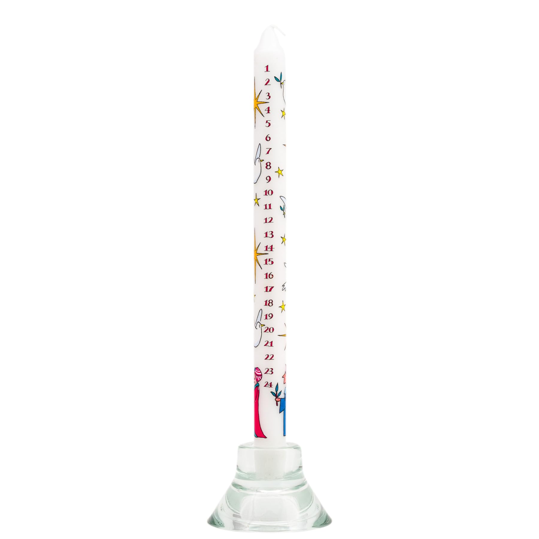 Alison Gardiner Wise Men Wax Christmas Advent Dinner Candle 12 Hours Burn Time 29.5cm