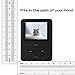 Lecmal Portable MP3 Player MP4 Player with 16GB Micro SD Card and FM Radio, Multi-Function Music Player with Mini USB Port, Mp3 Recorder, Media Player for Children - pitchdark