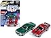 1968 Chevrolet Camaro Yenko Metallic Green and 1972 Chevrolet Vega Stinger Yenko Red 2 Piece Set Limited Edition to 3,750 Pieces Worldwide 1/64 Diecast Model Cars by Johnny Lightning JLPK005-YENKO