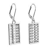 Sabai NYC Nerdtastic Math Geek Abacus Charm Dangle Earrings (Leverback Abacus)