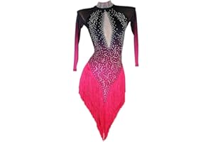 Fashion Gradient Latin Dance Competition Dress Women's Professional Salsa Dancewear Tango Cha Cha Dancing Outfits