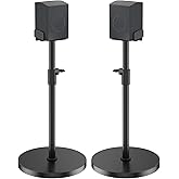 Heavy Duty Floor Speaker Stands for Samsung Speaker Stands - Height Adjustable Extend 29”to 37.5” Surround Sound Speaker Stand for Samsung HW-Q990C HW-Q990D Rear & Satellite Speakers Up to 30Lbs