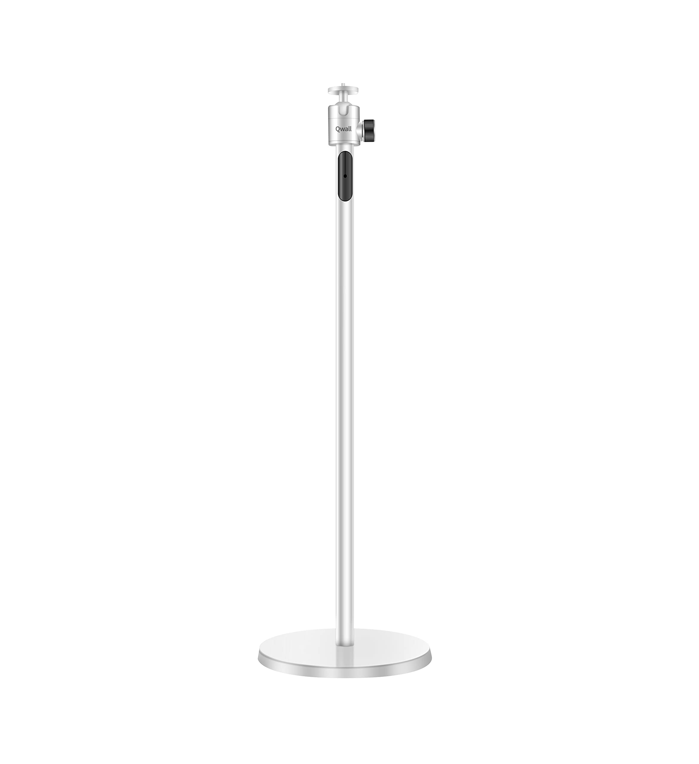 Qwall Projector Floor Stand(Silver) Tripod Supports Horizon/Horizon Pro/Elfin/Halo/Capsule 3 Laser Various Types of projectors,12-40inch,Four Height Adjustable,Rotate360°